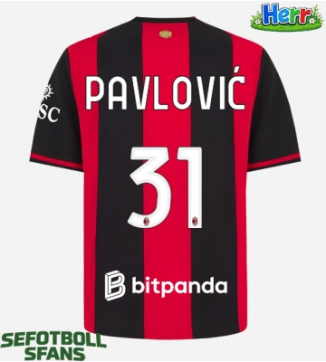 AC Milan Strahinja Pavlovic #31 Hemmatröja 2026-27 Kortärmad